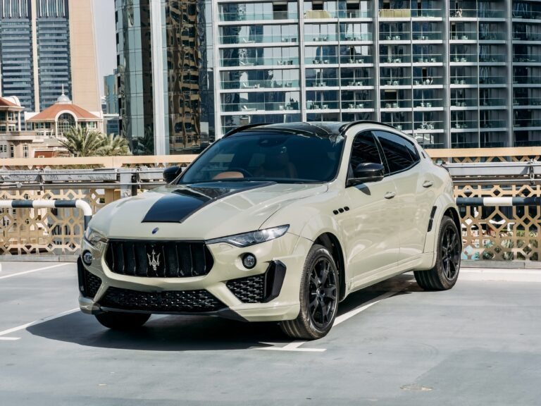Elegant grey Maserati Levante 2020 for rent in Dubai offering luxurious design dynamic performance and advanced features