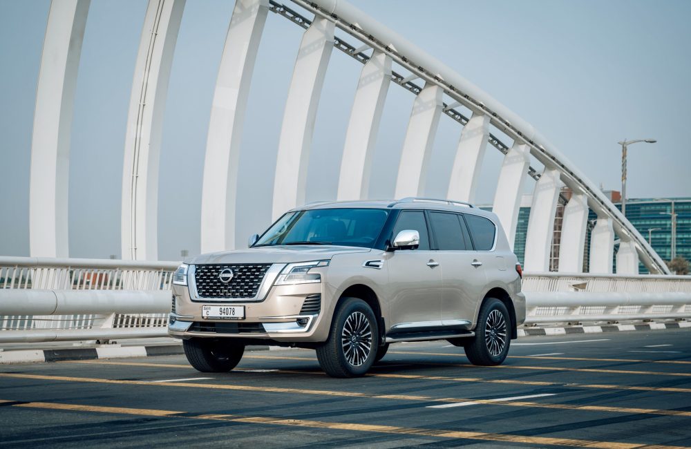 Rent Nissan Patrol Platinum V6 (Beige), 2023 in Dubai